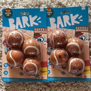 Bark Gingerbread Dog Toy Balls